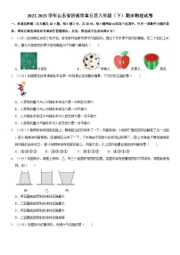 山东省济南市章丘区2022-2023学年八年级下学期期末物理试卷