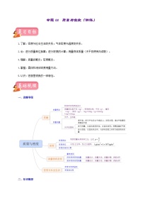 中考物理一轮复习讲练测：专题08  质量与密度（含解析）