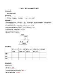 中考物理二轮复习实验专项练习实验04 探究平面镜成像特点实验（含解析）