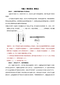 中考物理二轮复习专题 物态变化 易错点及专题训练（含解析）