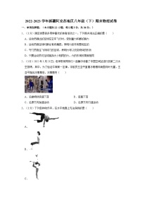 2022-2023学年新疆阿克苏地区八年级下学期期末物理试卷（含答案）