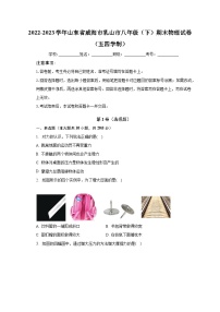 2022-2023学年山东省威海市乳山市八年级（下）期末物理试卷（五四学制）（含解析）