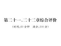 人教版九年级物理第21、22章综合评价课时训练ppt