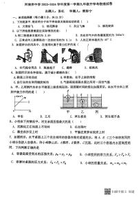 广东省惠州市河南岸中学2023-2024学年上学期九年级开学考物理试卷