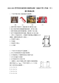 贵州省贵阳市南明区第一实验中学2022-2023学年八年级下学期期中物理试卷