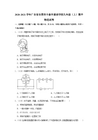 广东省东莞市丰泰外国语学校2020-2021学年九年级上学期期中物理试卷