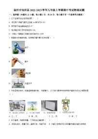 江苏省扬州市宝应县2022-2023学年九年级上学期期中考试物理试题