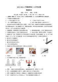 湖南省长沙市中雅培粹中学2023-2024学年九年级上学期入学考物理试卷（月考）