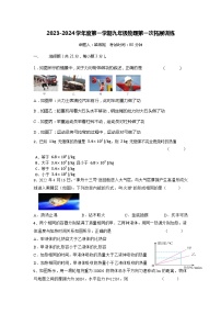广东省惠州市惠阳高级中学初中部2023-2024学年九年级上学期第一次月考物理试题