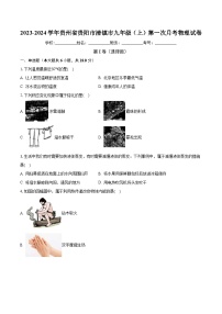 贵州省贵阳市清镇市2023-2024学年九年级上学期第一次月考物理试卷+