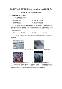 福建省厦门市思明区莲花中学2023-2024学年九年级上学期月考物理试卷（10月份）