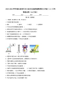 湖北省黄石市大冶市还地桥镇教联体2023-2024学年九年级上学期9月月考物理试题