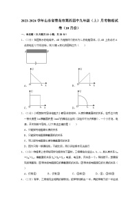 山东省青岛市莱西四中2023-2024学年九年级上学期月考物理试卷（10月份）