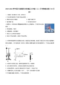 2023-2024学年四川省绵阳市涪城区九年级（上）月考物理试卷（10月份）（含解析）