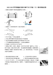 2022-2023学年福建省龙岩市漳平市八年级（下）期末物理试卷（含答案解析）