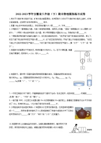 2022-2023学年安徽省八年级(下)期末物理模拟练习试卷(含答案解析)