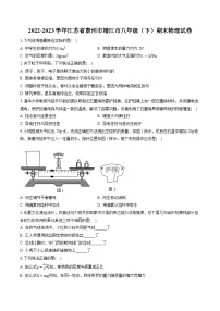 2022-2023学年江苏省泰州市靖江市八年级（下）期末物理试卷（含答案解析）