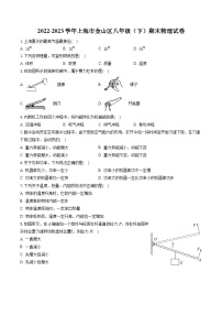 2022-2023学年上海市金山区八年级（下）期末物理试卷（含答案解析）