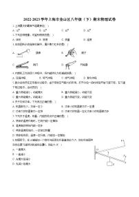 2022-2023学年上海市金山区八年级（下）期末物理试卷（含答案解析）