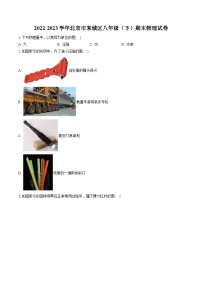 2022-2023学年北京市东城区八年级（下）期末物理试卷（含答案解析）