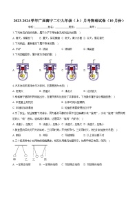 广西南宁二中2023-2024学年九年级上学期月考物理试卷（10月份）