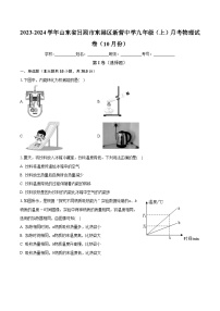 山东省日照市东港区新营中学2023-2024学年九年级上学期月考物理试卷（10月份）