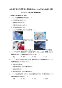 山东省济南市天桥区泺口实验学校2023-2024学年九年级上学期第一次月考物理试卷