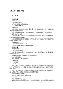初中物理人教版八年级上册第1节 温度综合训练题