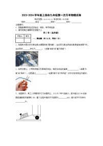 江西省上饶市2023-2024学年九年级上学期第一次月考物理试卷
