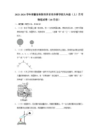 2023-2024学年安徽省阜阳市界首市齐舜学校九年级（上）月考物理试卷（10月份）