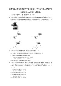 江苏省泰州市泰兴市济川中学2023-2024学年九年级上学期月考物理试卷（10月份）