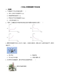 广东省梅州市2023年八年级上学期物理期中考试试卷(附答案）