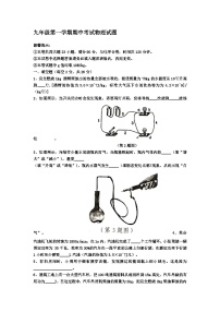 陕西省商洛市洛南县仓颉九年制学校2023-2024学年九年级上学期中物理试题