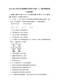 山东省威海市文登区2022-2023学年九年级上学期期中物理试卷（五四学制）