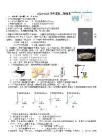 广东省深圳市宝安区振兴学校2023-2024学年八年级上学期期中考试物理试题