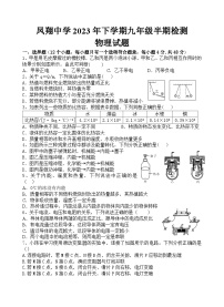 四川省内江市威远县凤翔中学2023-2024学年九年级上学期期中考试物理试题