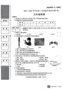 陕西省渭南市韩城市 2023-2024学年九年级上学期期中质量检测物理试题