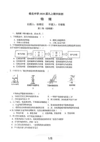 四川省成都市棕北中学2023-2024学年九年级上学期11月期中物理试题