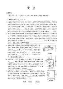 河南省濮阳市2023-2024学年九年级上学期11月期中物理试题