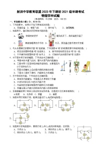 四川省射洪中学校2023-2024学年九年级上学期11月期中物理试题