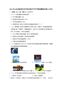 14，2021年山东省泰安市东平县实验中学中考物理模拟试卷（6月份）