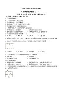 广东省廉江市2023-2024学年九年级上学期期中考试物理试题