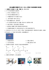 湖北省襄阳市襄州区2023--2024上学期八年级物理期中测试题