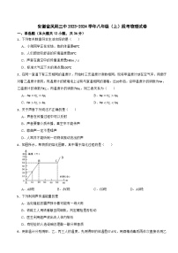 安徽省凤阳三中2023-2024学年八年级（上）段考物理试卷