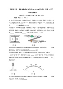 安徽省芜湖一中教育集团延安学校2023-2024学年九年级上学期十二月月考物理模拟