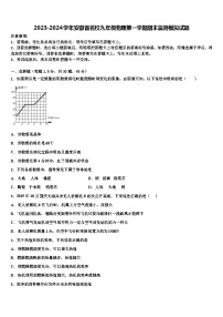 2023-2024学年安徽省名校九年级物理第一学期期末监测模拟试题