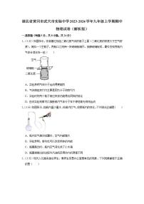 湖北省黄冈市武穴市实验中学2023-2024学年九年级上学期期中物理试卷