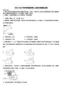 2023-2024学年贵州省物理九上期末经典模拟试题