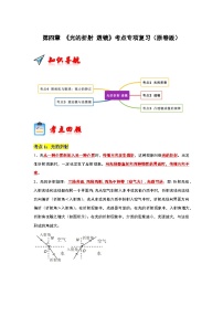 第4章 《光的折射 透镜》考点清单专项复习-2023-2024学年八年级物理上学期期末考点全预测（苏科版）