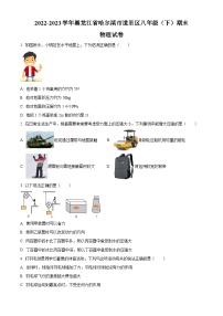 黑龙江省哈尔滨市道里区2022-2023学年八年级下学期期末物理试题